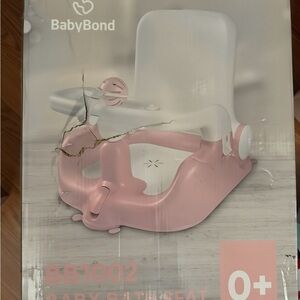 BabyBond Pink Baby Bath Seat
